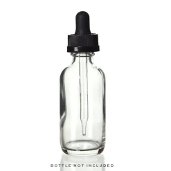 20-400 Black PP Child Resistant Dropper 89mm Pipette | 18 Pack