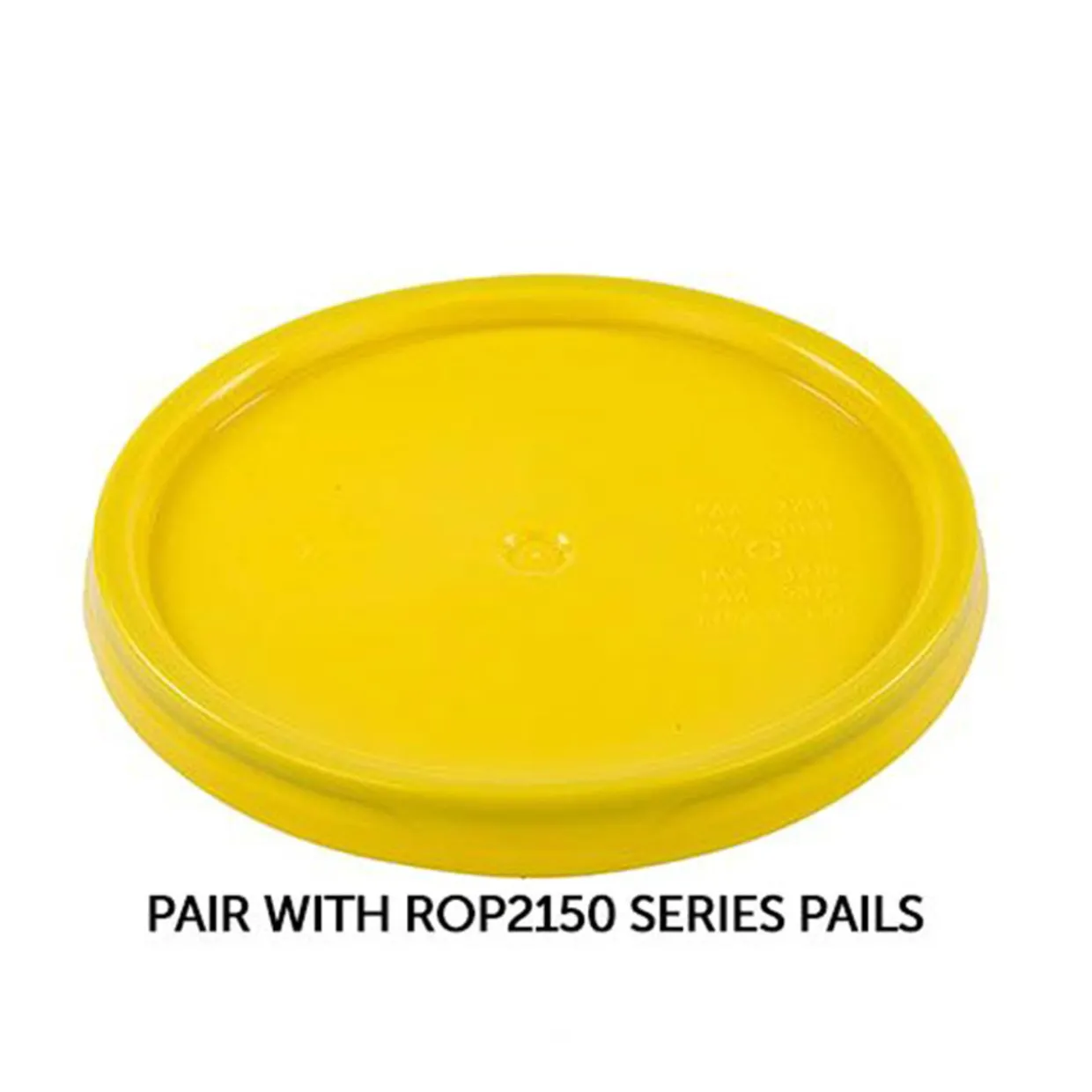 5 Gallon RightPail" Yellow HDPE Tear Tab Lid