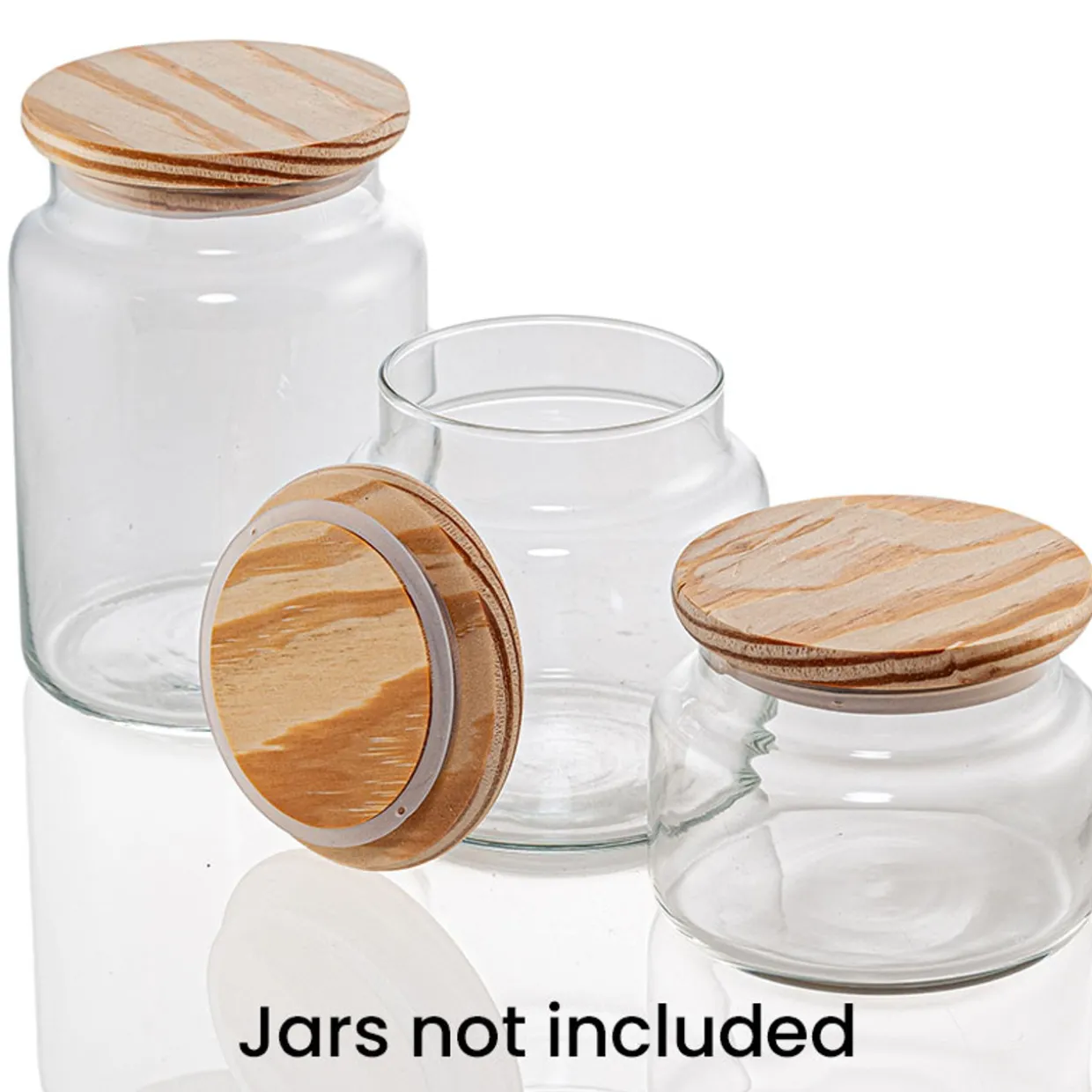 Harmony Pine Lid For Apothecary Jars | 12 Pack