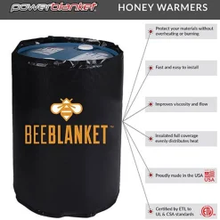 Honey Heating Blanket For 55 Gallon Drums