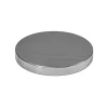 Medium Chrome Metal Lid | 12 Pack