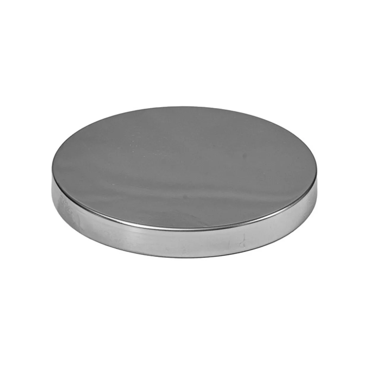 Medium Chrome Metal Lid | 12 Pack