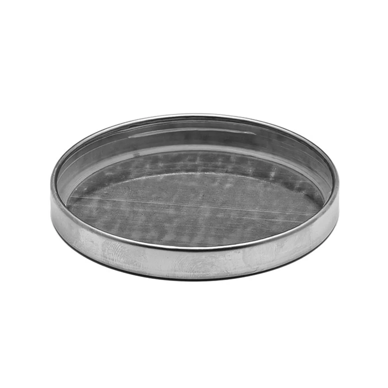 Medium Chrome Metal Lid | 12 Pack