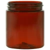 8 Oz Amber PET Straight Sided Jar 70-400 | 36 Pack