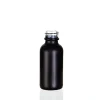 1 Oz Black Boston Round Bottle 20-400 | 25 Pack