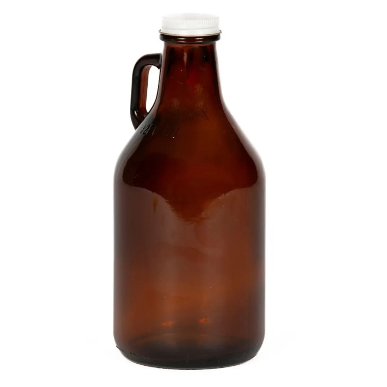 32 Oz Libbey Amber Growler With Cap | 12 Pack