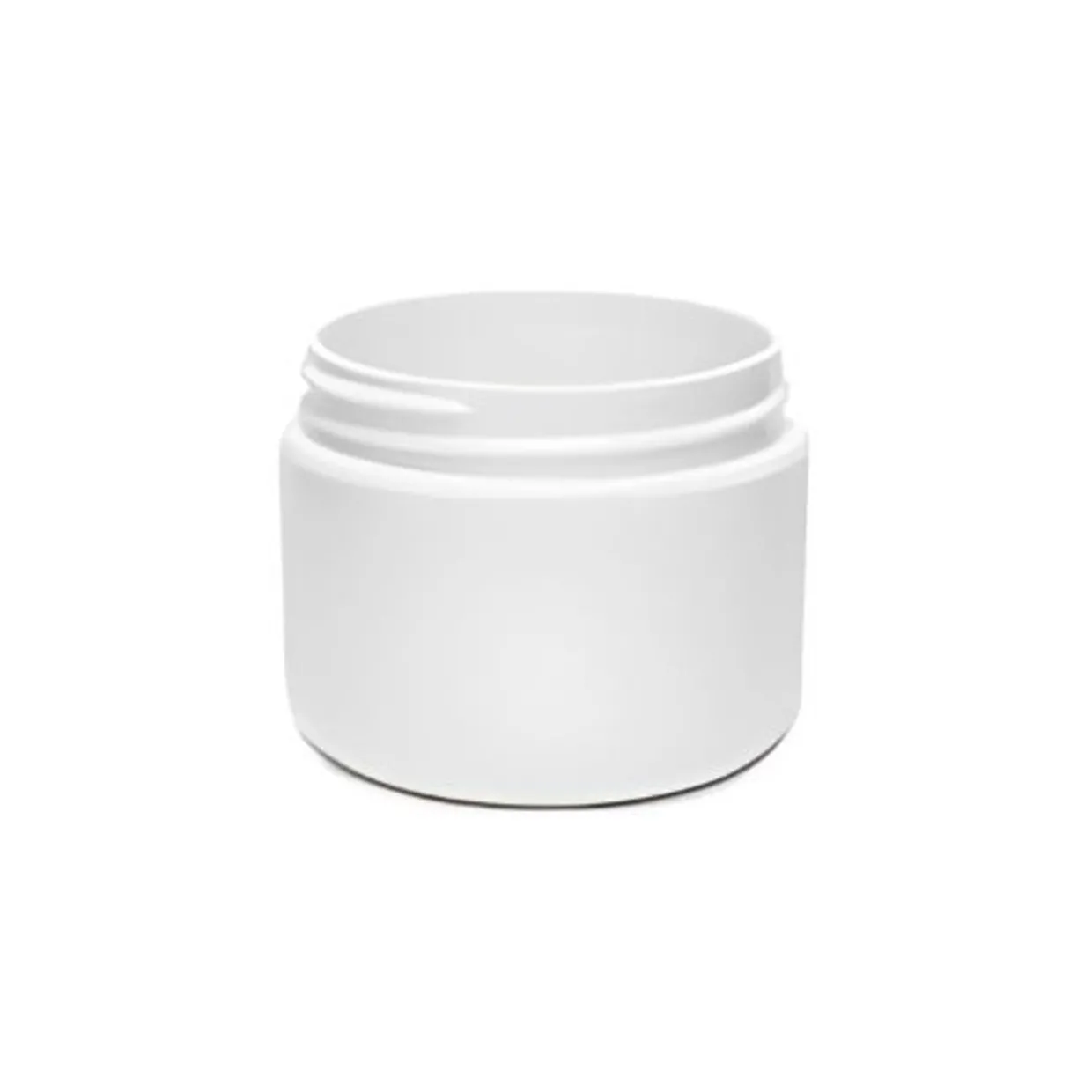 2 Oz White Double Wall Jar Round Base 58-400 | 36 Pack