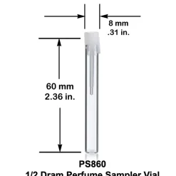 Perfume Sampler Vial - 1/2 Dram | 100 Pack
