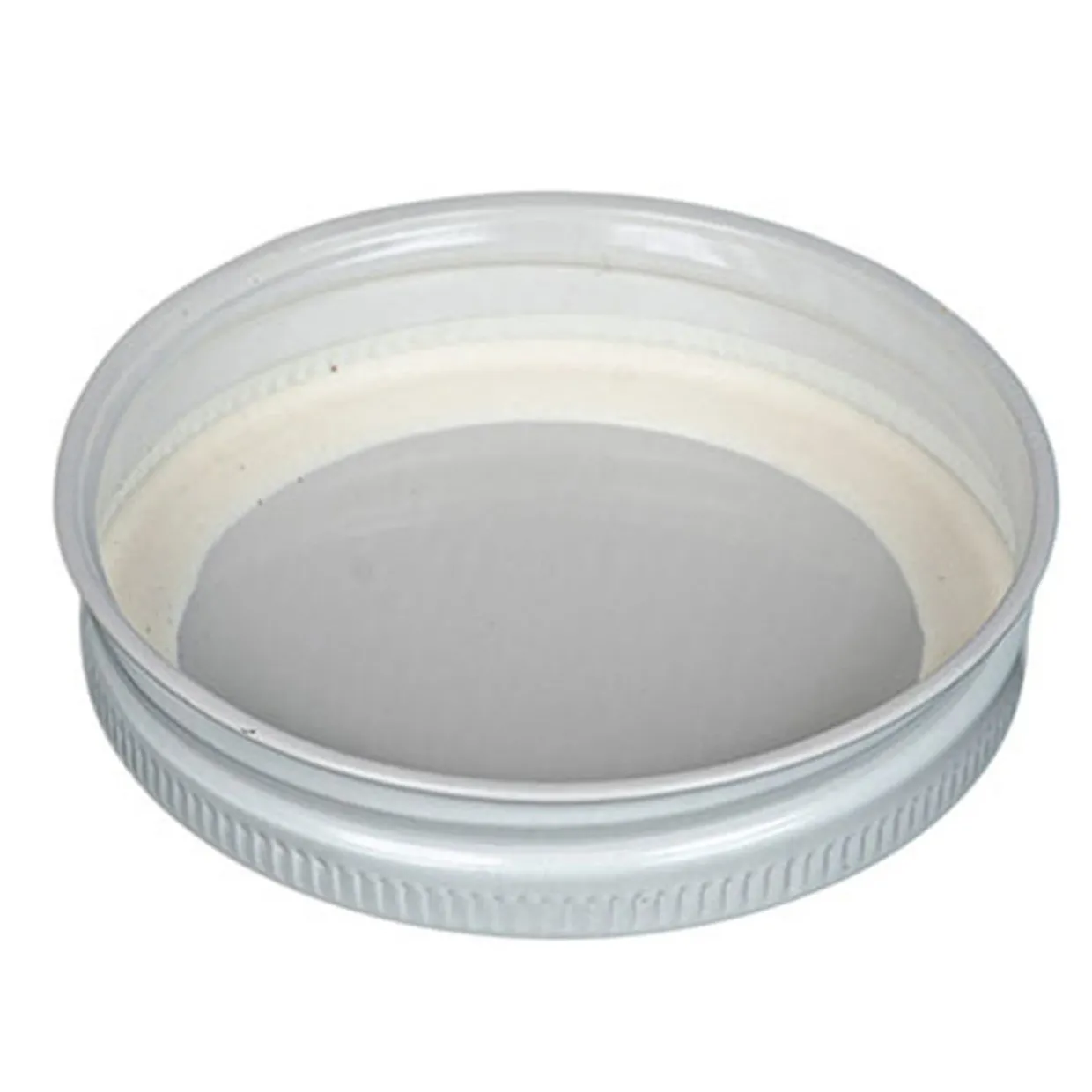 70-450 White Metal Lid | 12 Pack