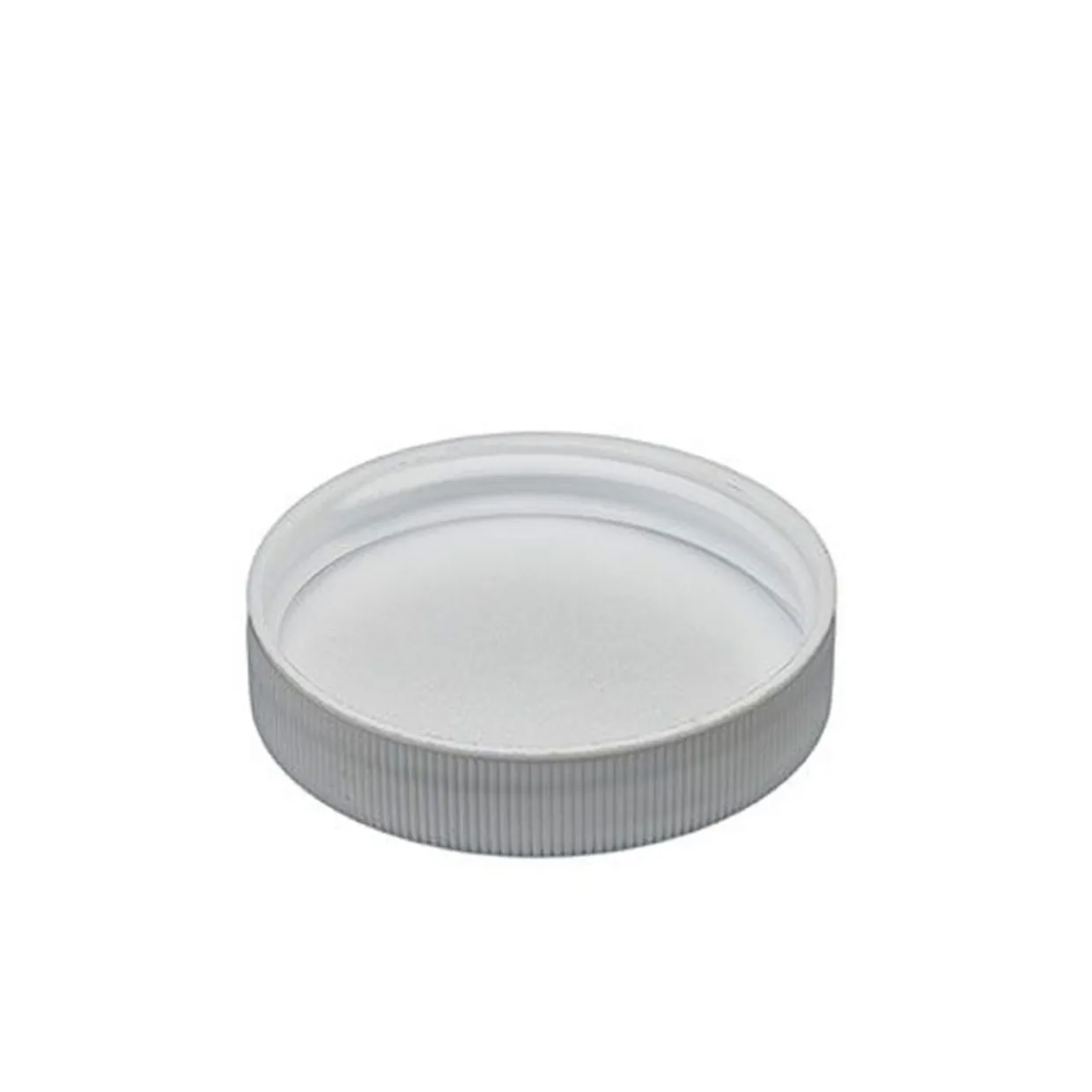 48-400 White Polypropylene Cap With Liner | 12 Pack