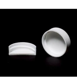 33-400 White Polypropylene Cap With Liner | 12 Pack