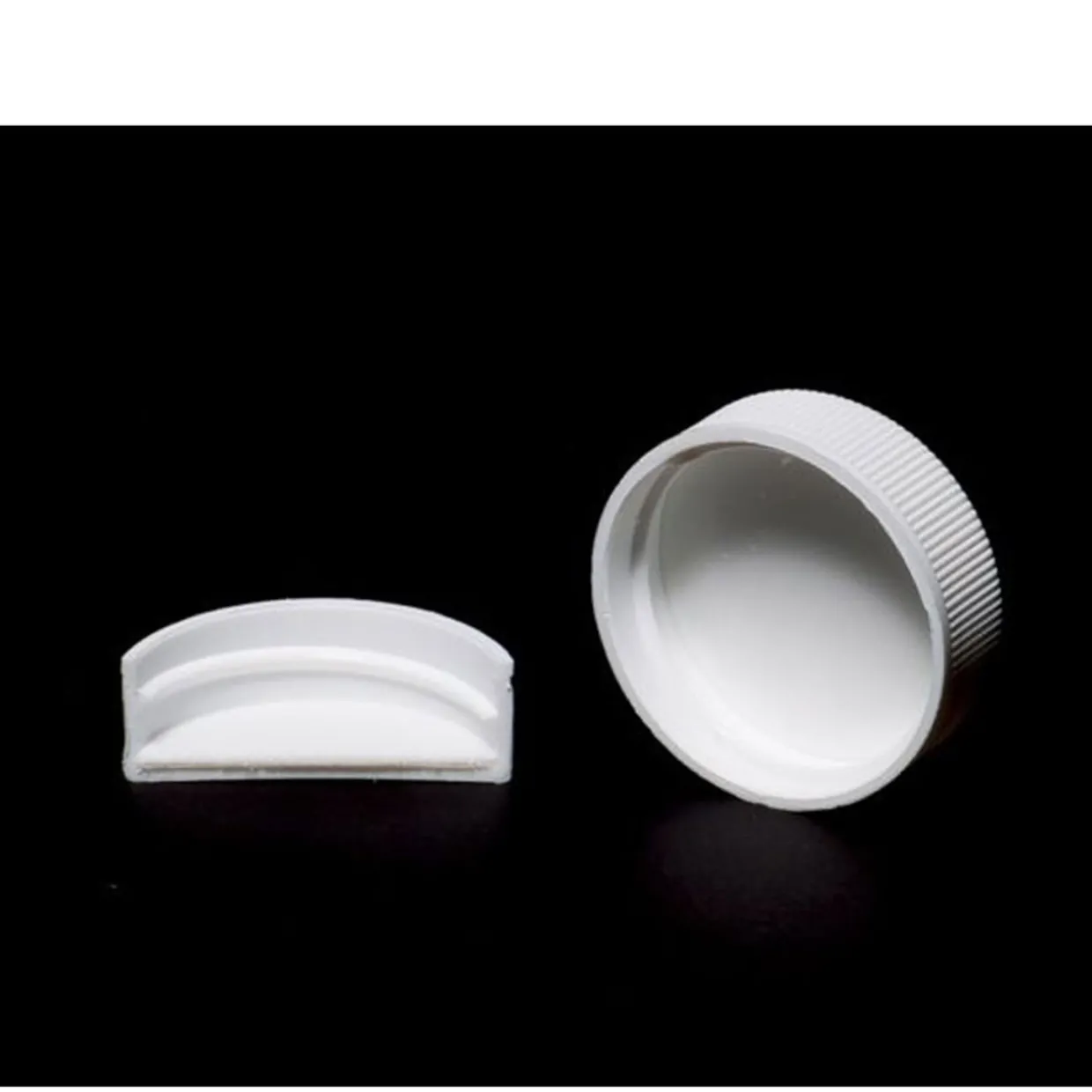 33-400 White Polypropylene Cap With Liner | 12 Pack