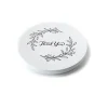 White Thank You Wood Lid | 12 Pack
